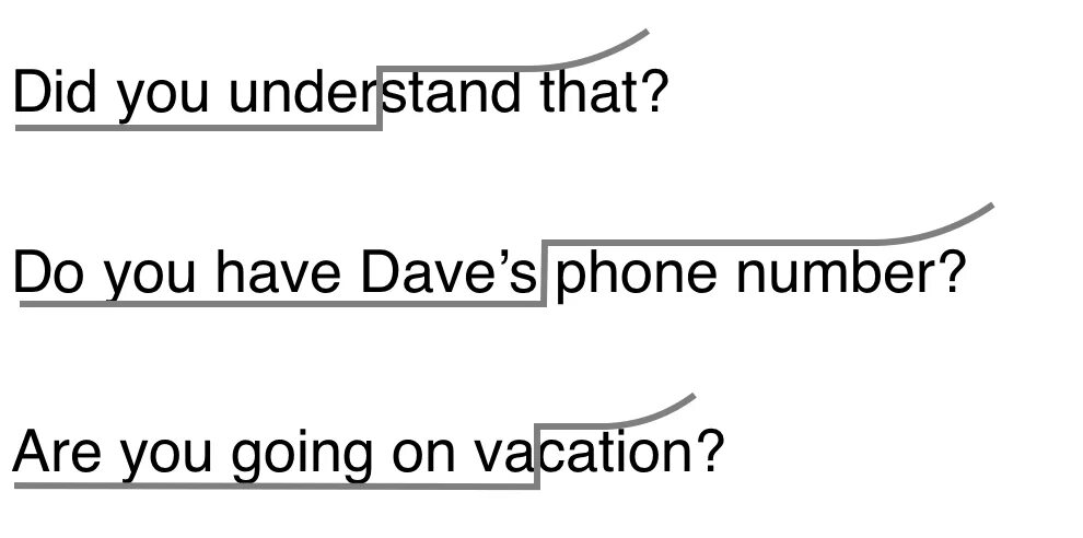 Intonation. Rising intonation in English. Falling intonation. Intonation patterns in English.