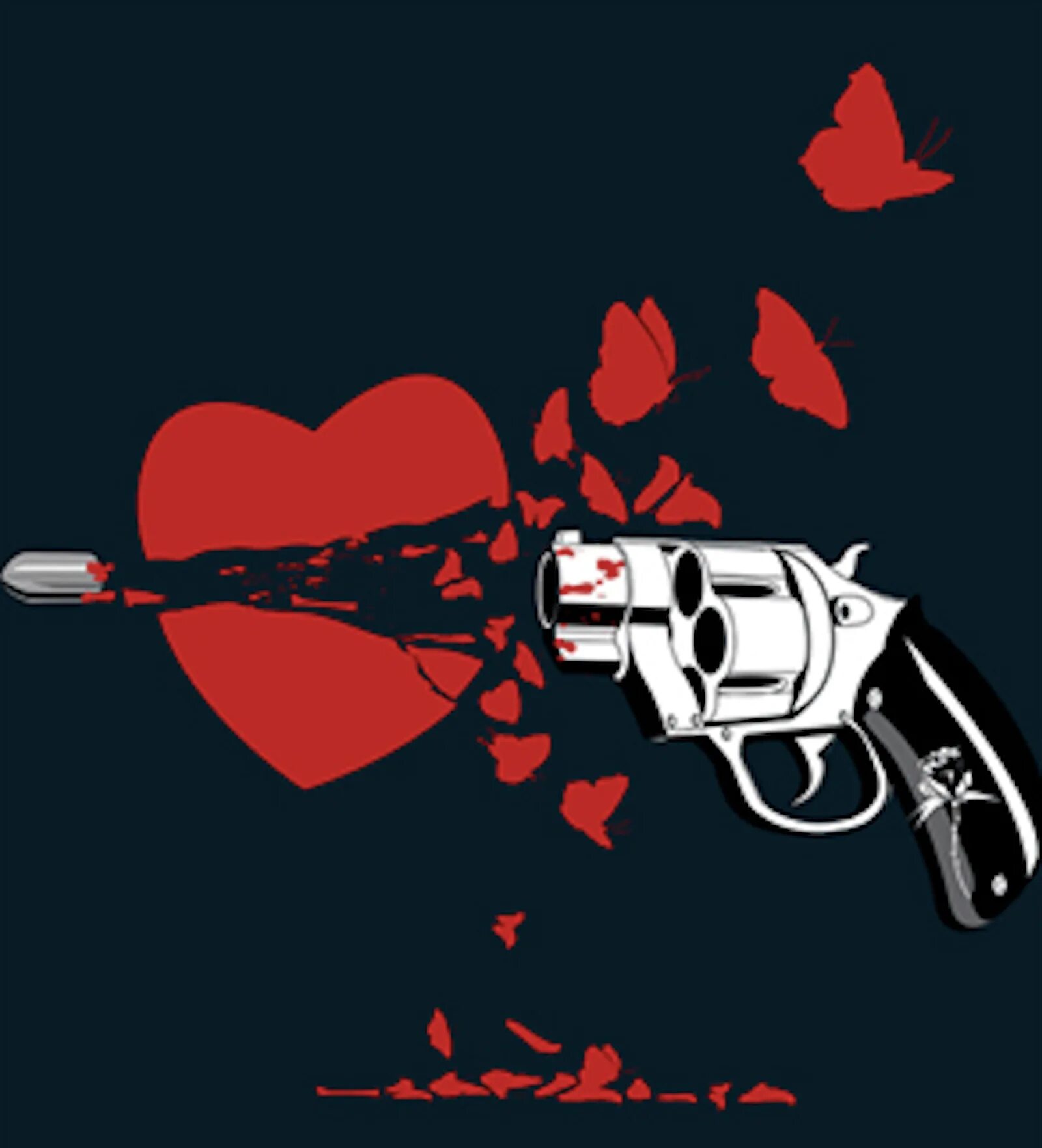 Bullet heart. Bullet heart