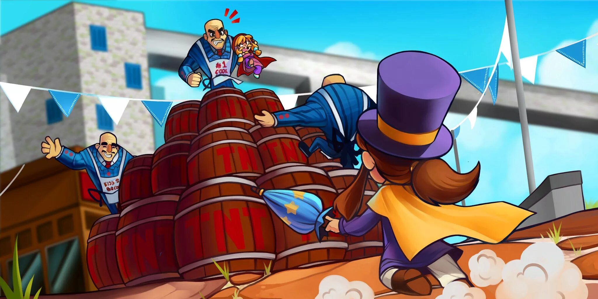 Hat video. A hat in time игра. A hat in time Тимми. A hat in time Mafia Town. A hat in time мафия.