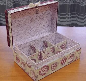 Изготовление шкатулок из картона
