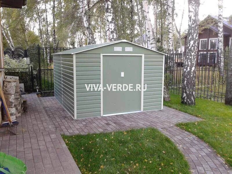 Смарт металл хозблок. Металлический сарай эван. сарай greenstorage. сарай металлический хозблок.