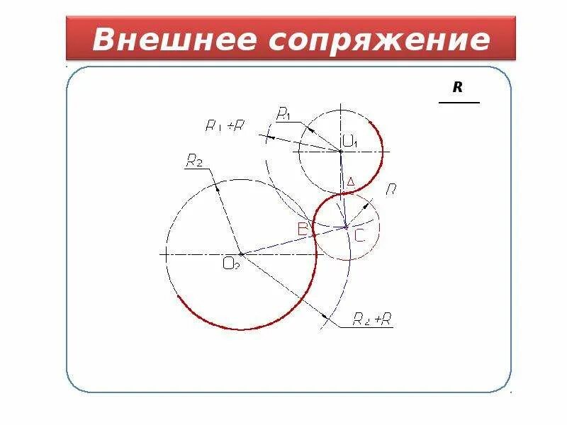 Астахов сопряжение 8 читать. Внешнее сопряжение. Центр сопряжения. Сопряжение детали. Точки сопряжения.