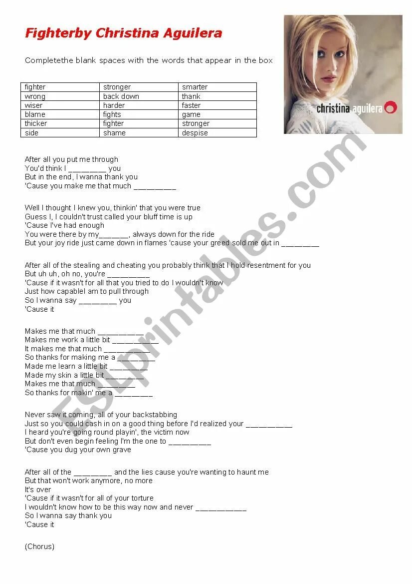 Fighter Christina Aguilera текст. Christina Aguilera hurt Worksheet. Christina Aguilera Fighter перевод. Fighter Christina Aguilera Worksheets. Hurt aguilera текст