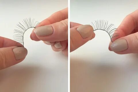 Клеящие ресницы без клея