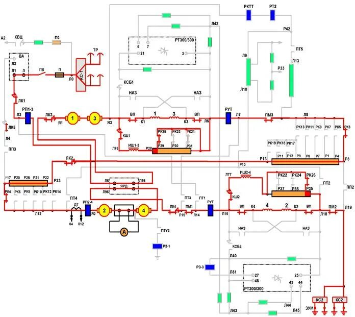Схема ход 1. Схема электрооборудования 81-717. электросхема вагона 81-717. силовая схема вагона 81-717. электрические схемы 81-717.5.