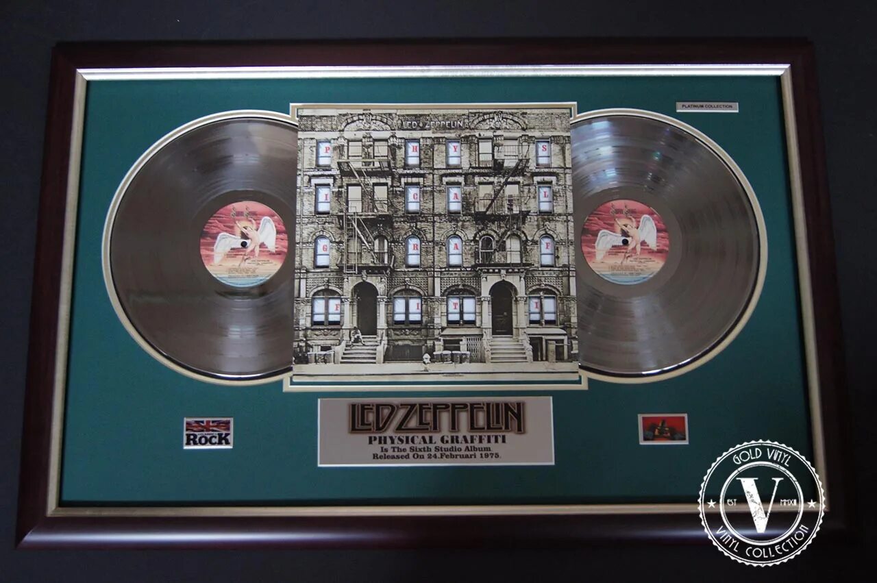 Led zeppelin physical. Led Zeppelin платиновый диск. Лед Зеппелин physical Graffiti. Led Zeppelin 1975. Led Zeppelin. Physical Graffiti 2 LP.