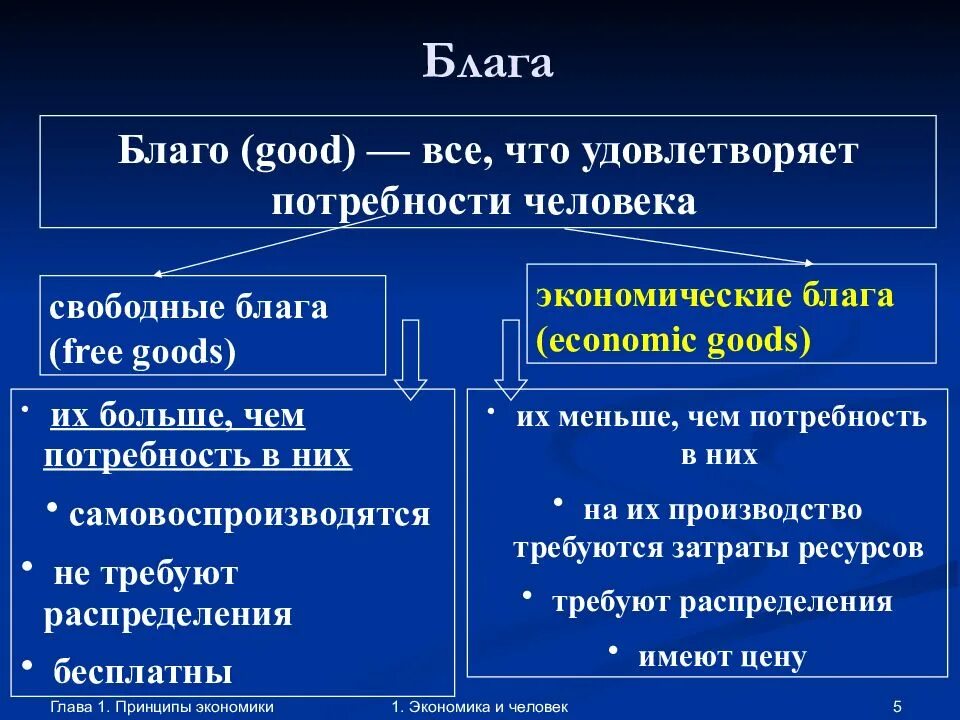 Экономические блага способные удовлетворить социальные потребности