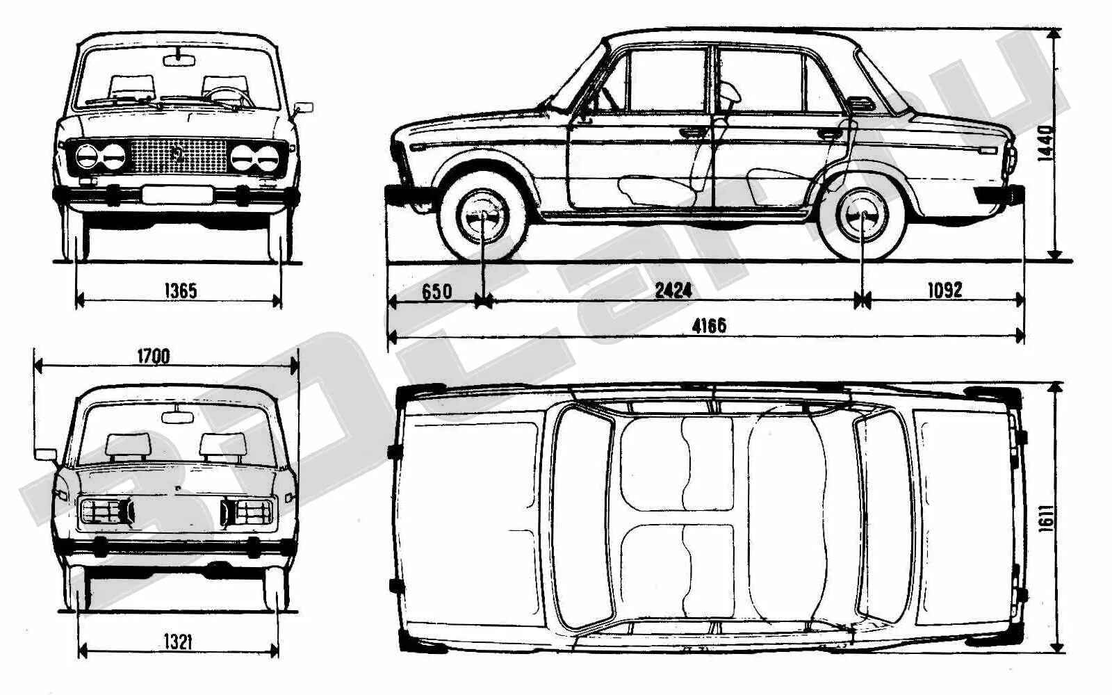 Размер семерки. ВАЗ 2106 чертеж. VAZ 2106 чертеж. Чертёж машины ВАЗ 2106. Чертежи Жигули ВАЗ 2106.