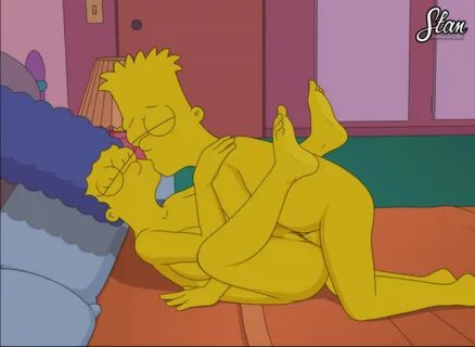 explicit, artist:sfan, bart simpson, marge simpson, the simpsons, 1boy, 1gi...