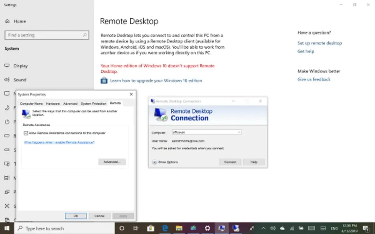 Как включить компьютере windows 10 удаленно. Клиент удаленного рабочего стола windows 10. windows remote desktop. подключение к удаленному рабочему столу win 10. rdp windows 10.