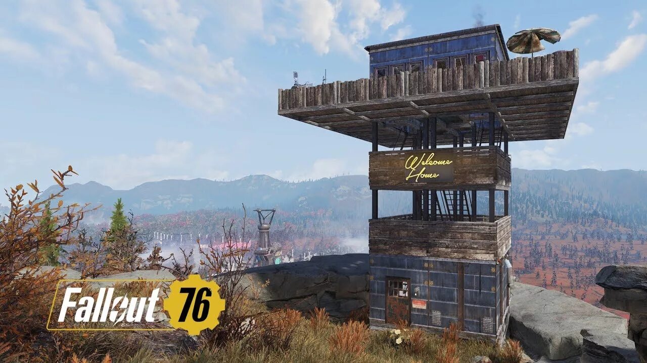 Fallout 76 camp. Кемп фоллаут 76. Красивый Camp Fallout 76. Fallout 76 кемпы.