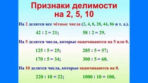 Как понять кратные 10