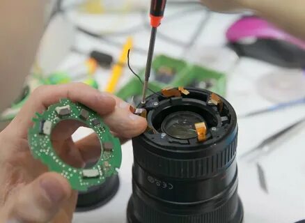 Ремонт объектива nikon