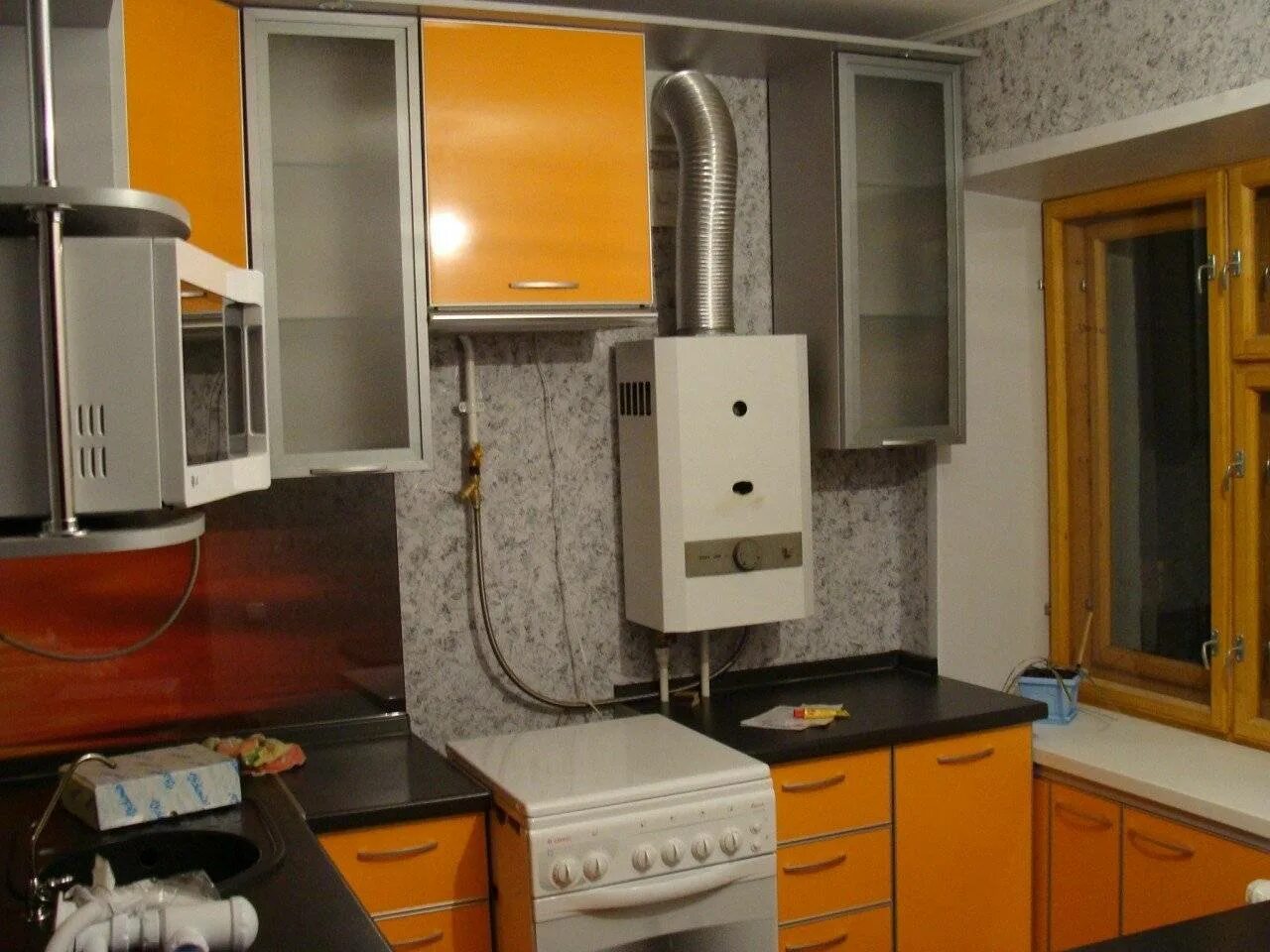 Кухня угловая радиусная с фасадами "Лаванда"" изготовить на заказ в мебельной ко