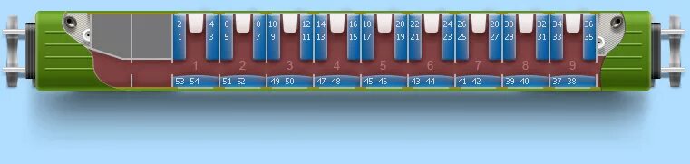 Вагон поезда с номерами мест. Нумерация мест в поезде в плацкарте. Нумерация мест в вагоне плацкарт. Вагон расположение мест плацкарт РЖД. Железнодорожный плацкартный вагон нумерация мест.