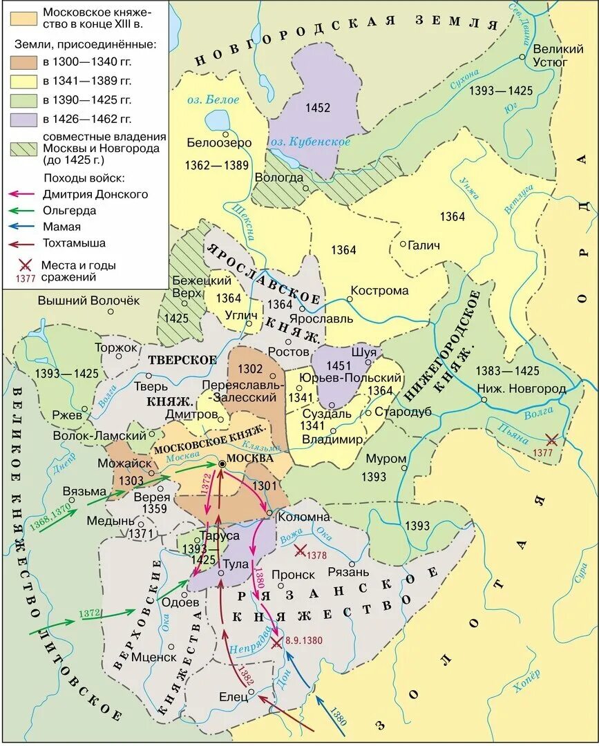 Объединение земель вокруг Москвы карта. Карта Московского княжества 14 века. Объединение русских земель вокруг Москвы карта. Карта Московского княжества 15 века.