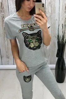 Спортивные костюмы футболки женские