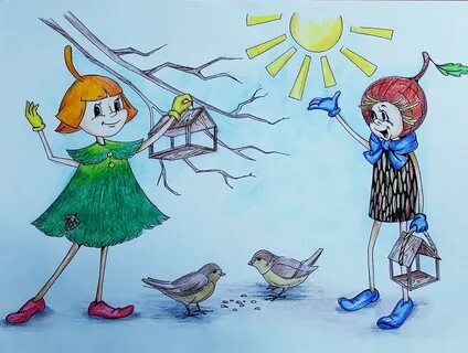 Рисунок эколята друзья