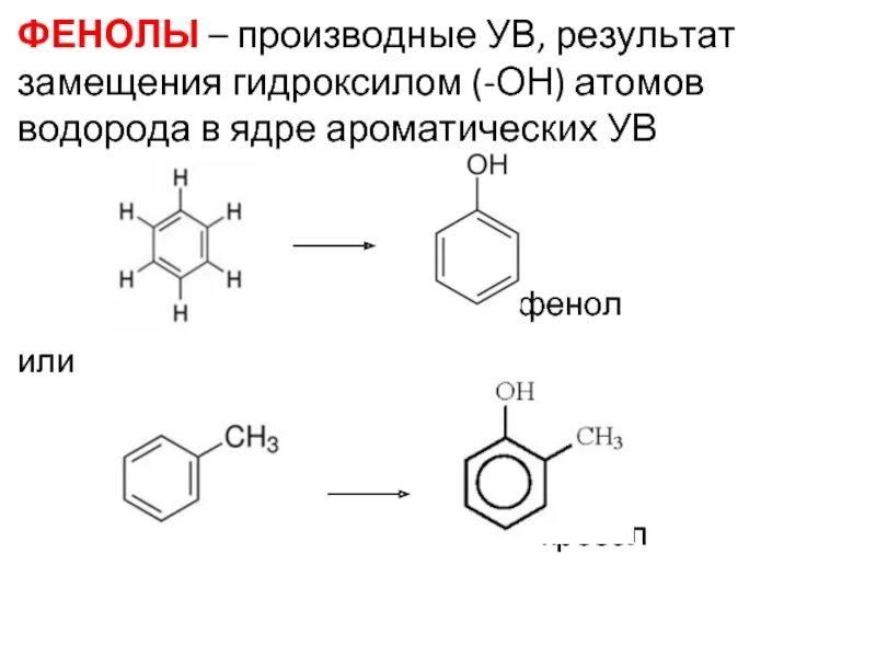 К образованию фенола приводит. Производные фенола. производное фенола. фенол и его производные. фенол крезол и их производные.