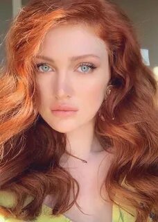 Red hair blue eyes