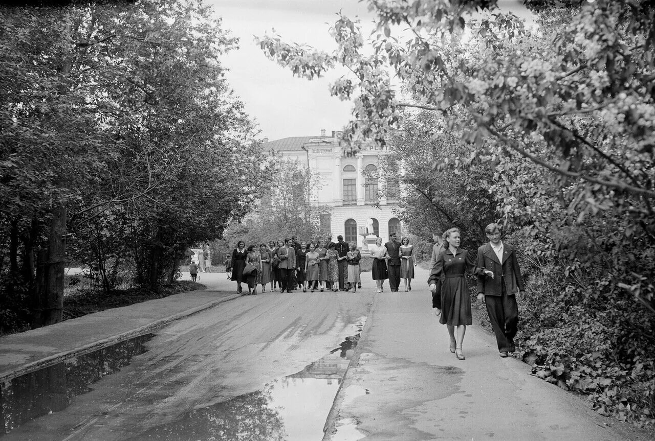 Томский ТГУ В СССР. Томск 1950. Томск 1956 год. Россия 1956.