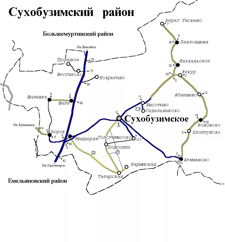 Сухобузимский район Красноярского края на карте. Река Бузим Красноярского края на карте. Сухобузимо Красноярский край на карте. Карта дорог Сухобузимского района Красноярского края.