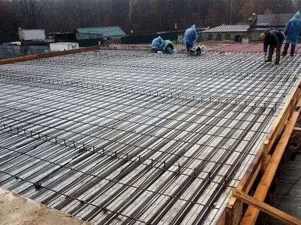 Профлист бетонирование