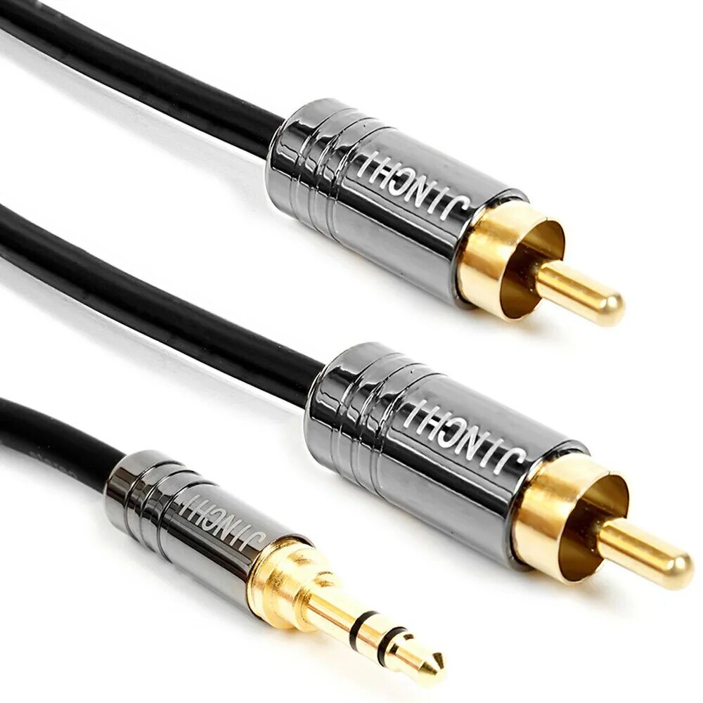 Audio cable trs 2rca 3m. 5mm - 3rca. Аудио шнур jack 3. 5 2 rca. Шнур 2 тюльпана и джек 3.
