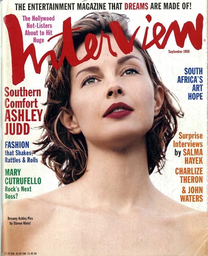 Журнал 1998 год. Ashley Judd 1998. Журнал 1998. Журнал она 1998. Interview Magazine.