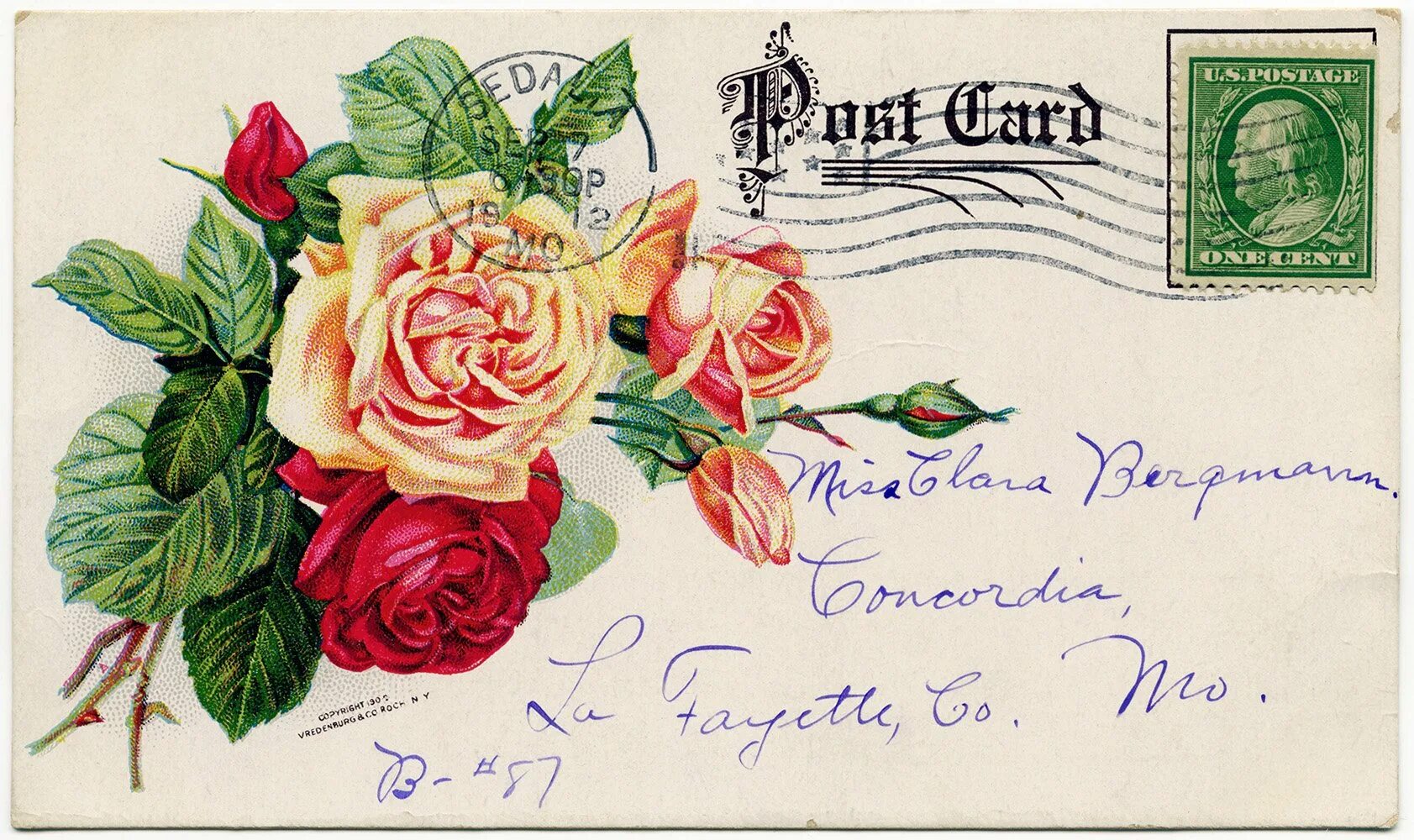 Винтажная открытка. Открытки Винтаж. Винтажные цветы. Почтовая открытка.