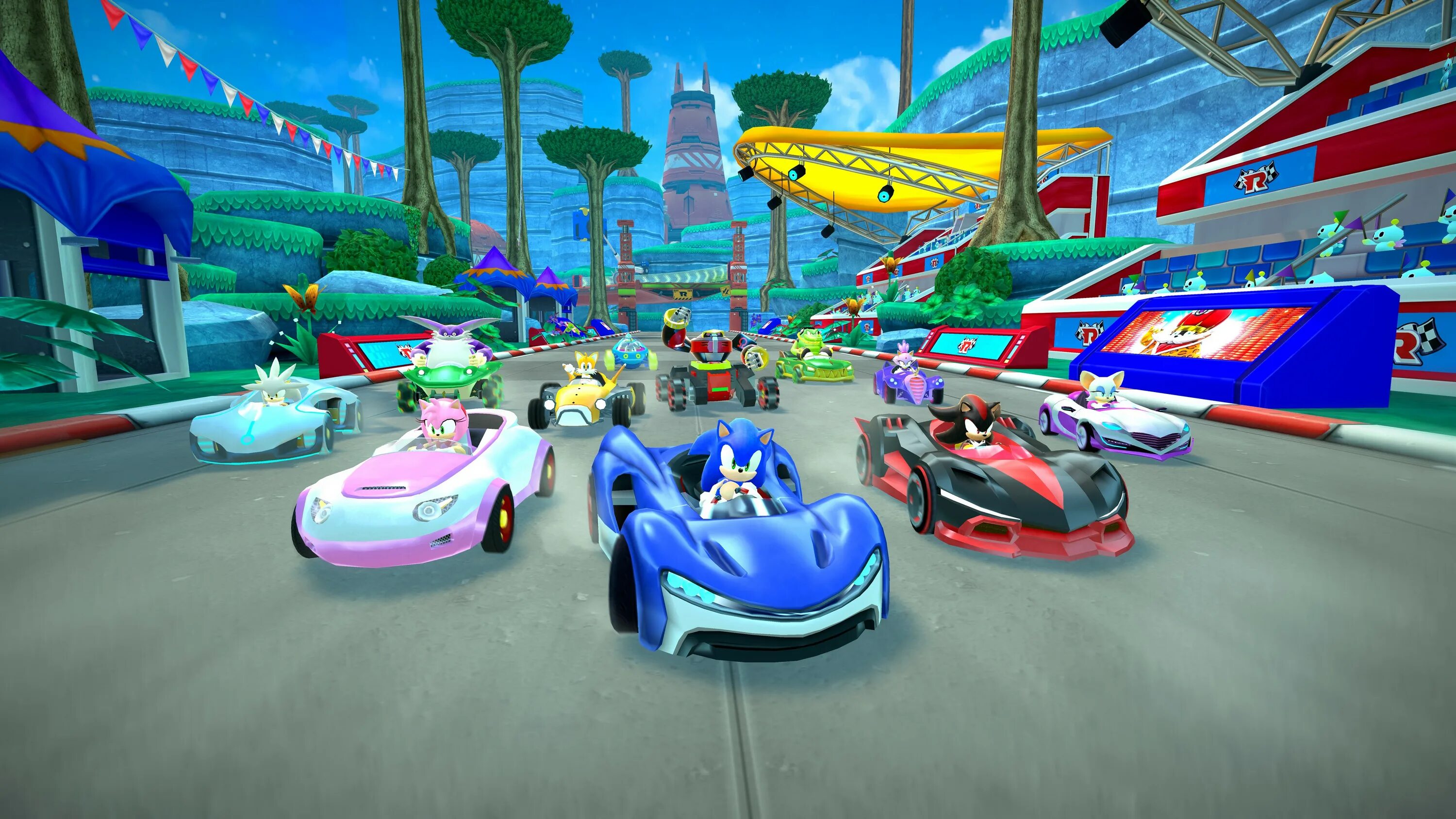 Видео развлек. Игры Team Sonic Racing. Игра, Соник рейсинг.. Игра Соник гонки. Sonic Racing Apple Arcade.