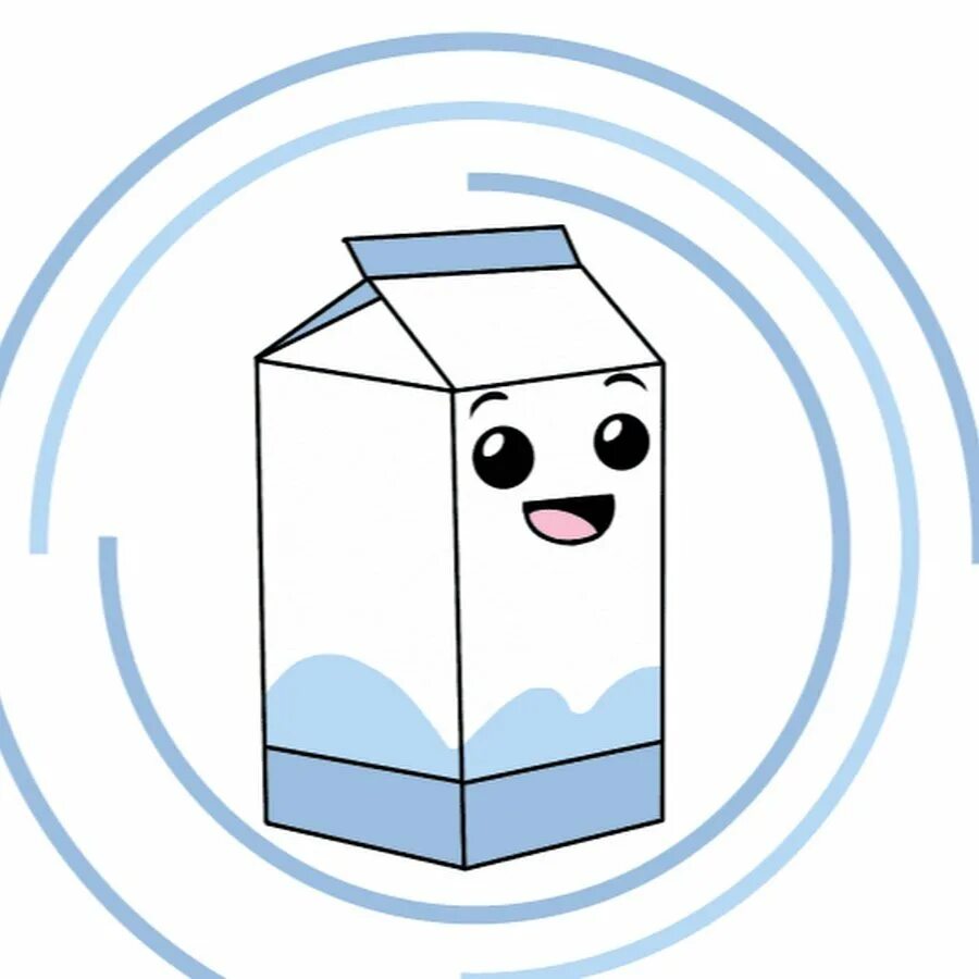 молоко мультяшное. нарисованное молоко в коробке. нарисовать молоко. нарисовать молоко. молоко для срисовки.