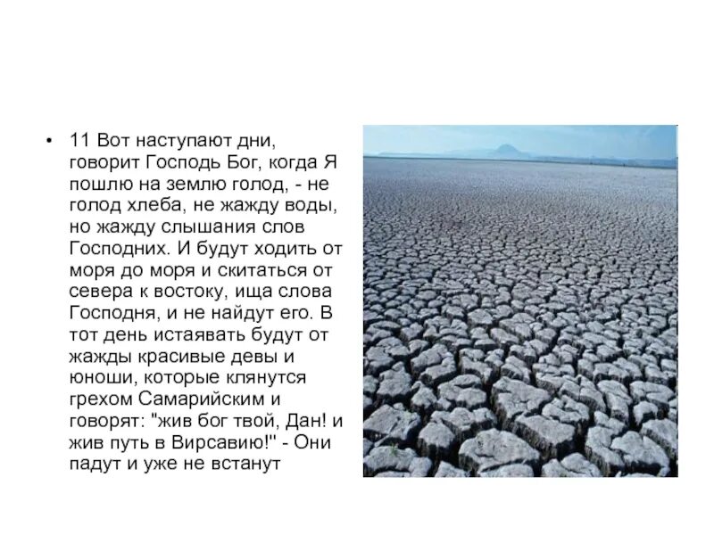 Слова из слова голод. Вот наступают дни говорит Господь когда я пошлю на землю голод. Пошлю на землю жажду слышания. Когда наступит голод на земле. Слова к слову голод.