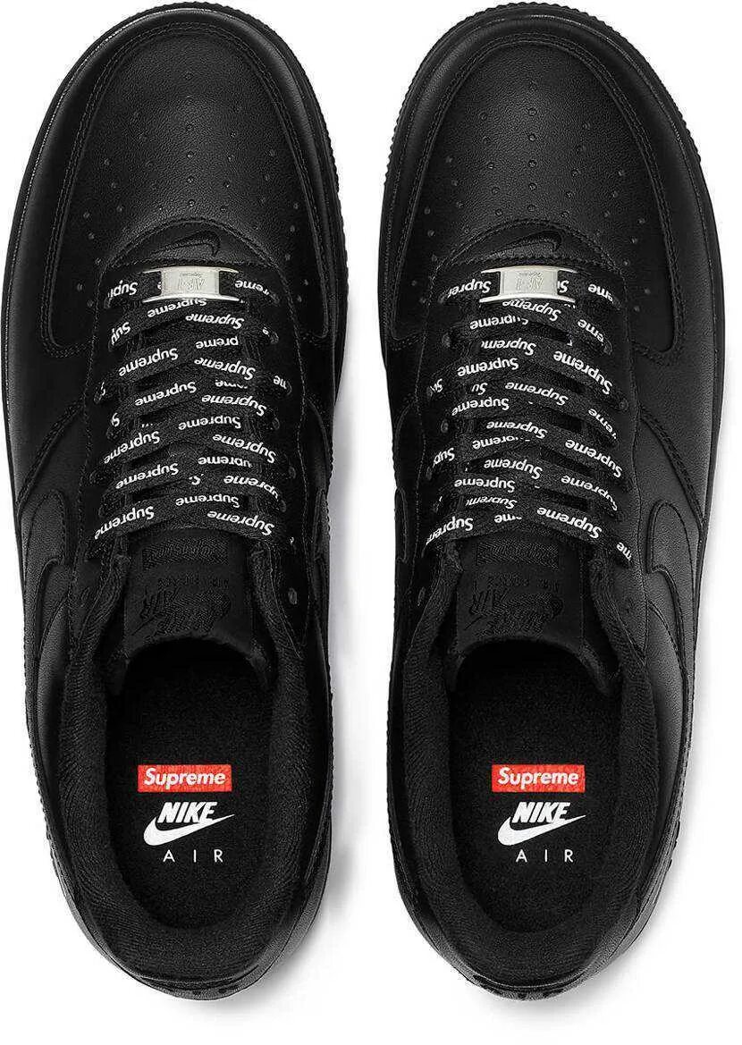 Nike Air Force 1 Low Supreme Black. Nike Air Force 1 Supreme. Найк АИР Форс 1 Блэк. Nike Air Force 1 Supreme Black.