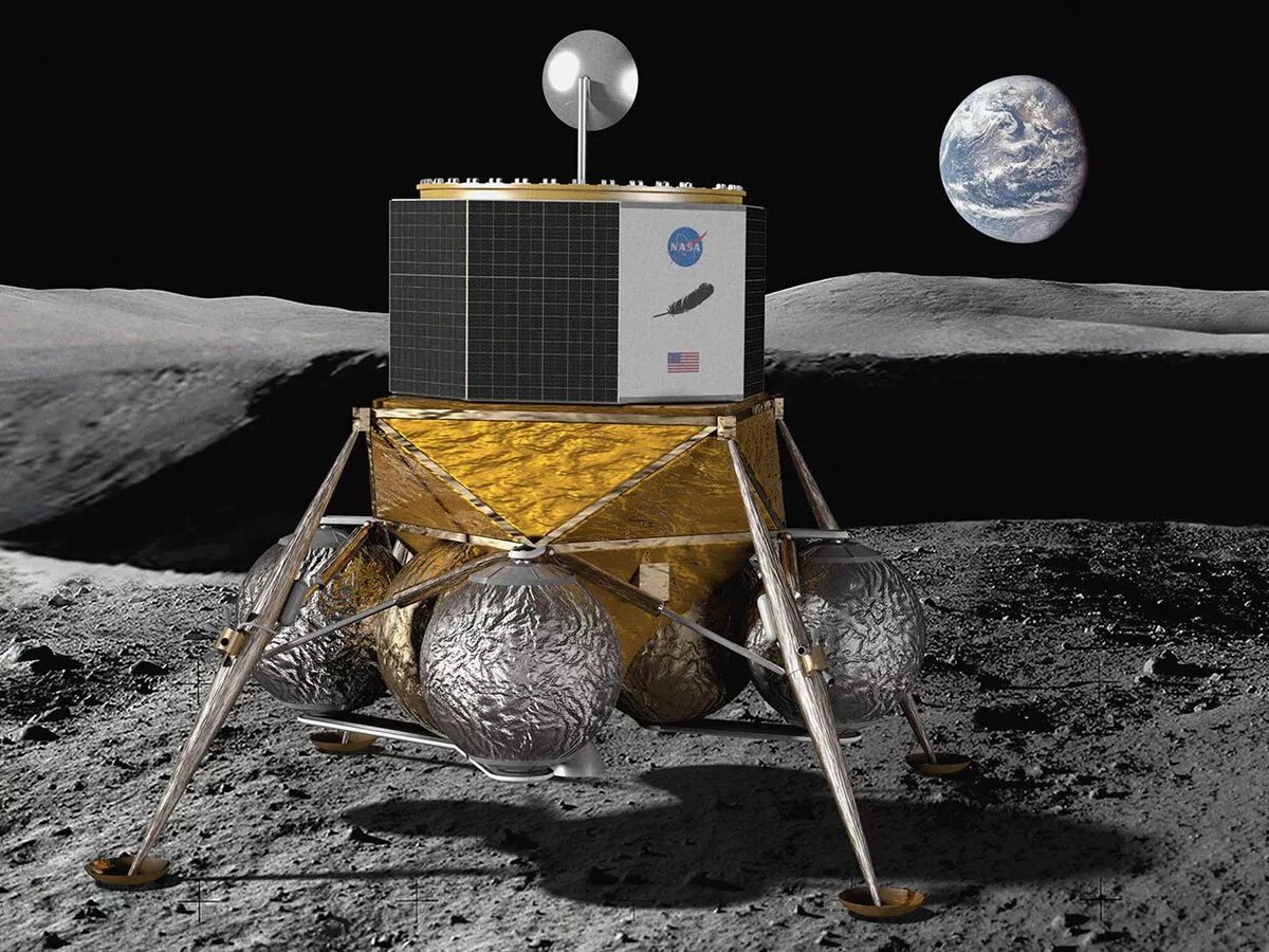 Blue Moon Lunar Lander. Blue Origin NASA. Blue Moon NASA. Miniature Eagle Moon Lander. Космические аппараты на луне