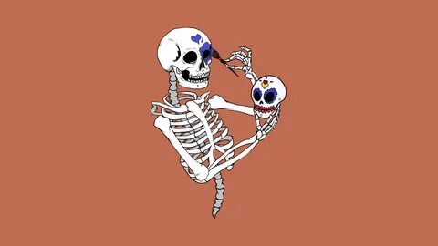 Skeleton wallpaper phone