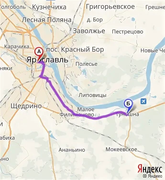 Маршрут кузнечиха