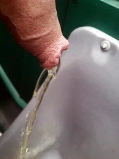 My uncut cock pissing for you 