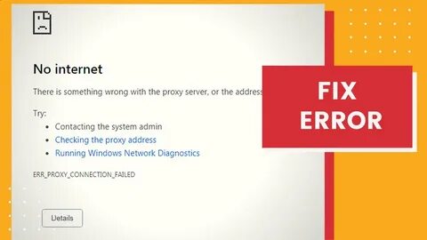 Err connection failed