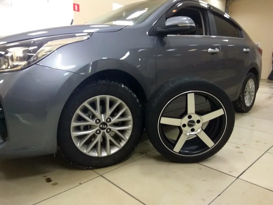 Диски r15 - KIA Rio (3G), 1,4 л, 2014 года колёсные диски DRIVE2
