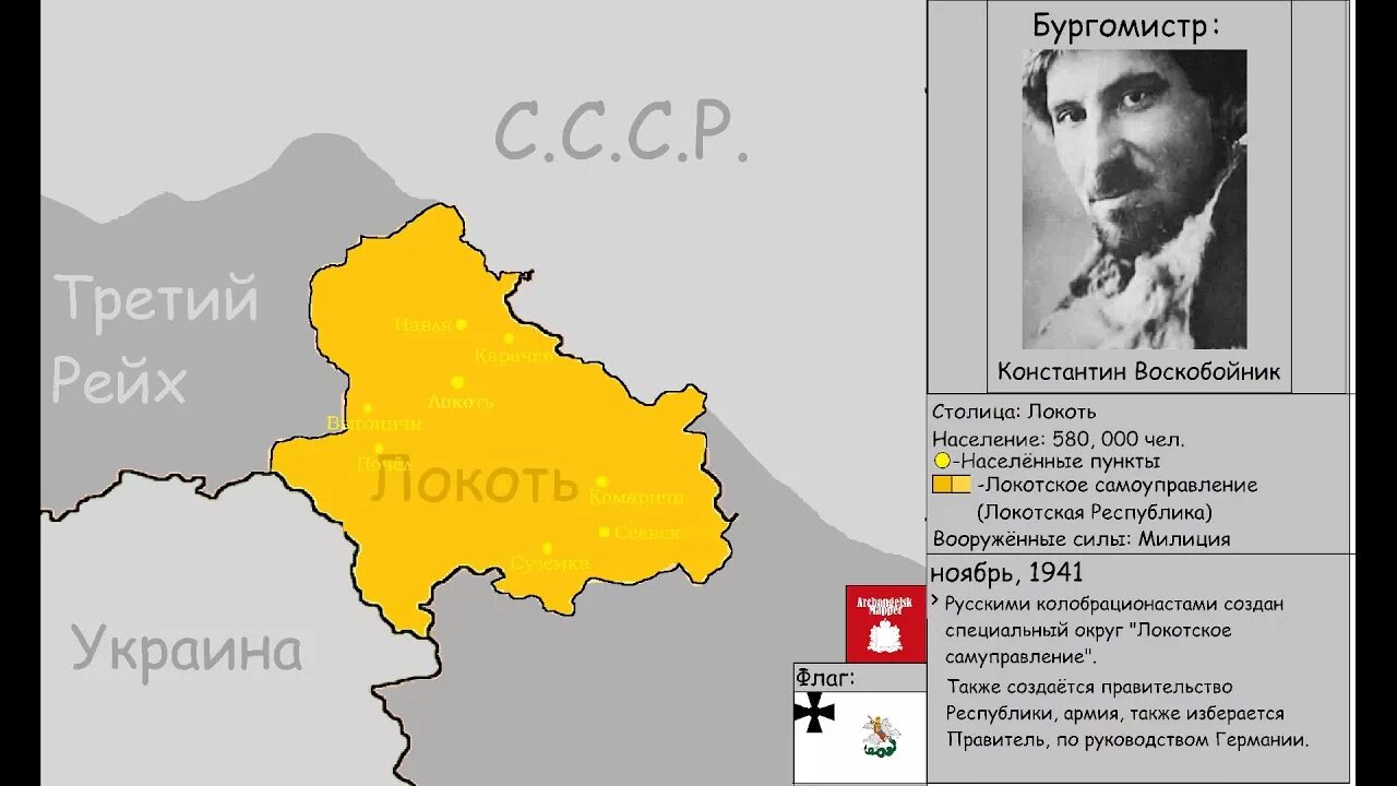 Локотское самоуправление 1941-1943. Локотская Республика 1941-43 на карте. Флаг Локотской Республики 1941-43. Рона Локотская Республика. Локотская русь