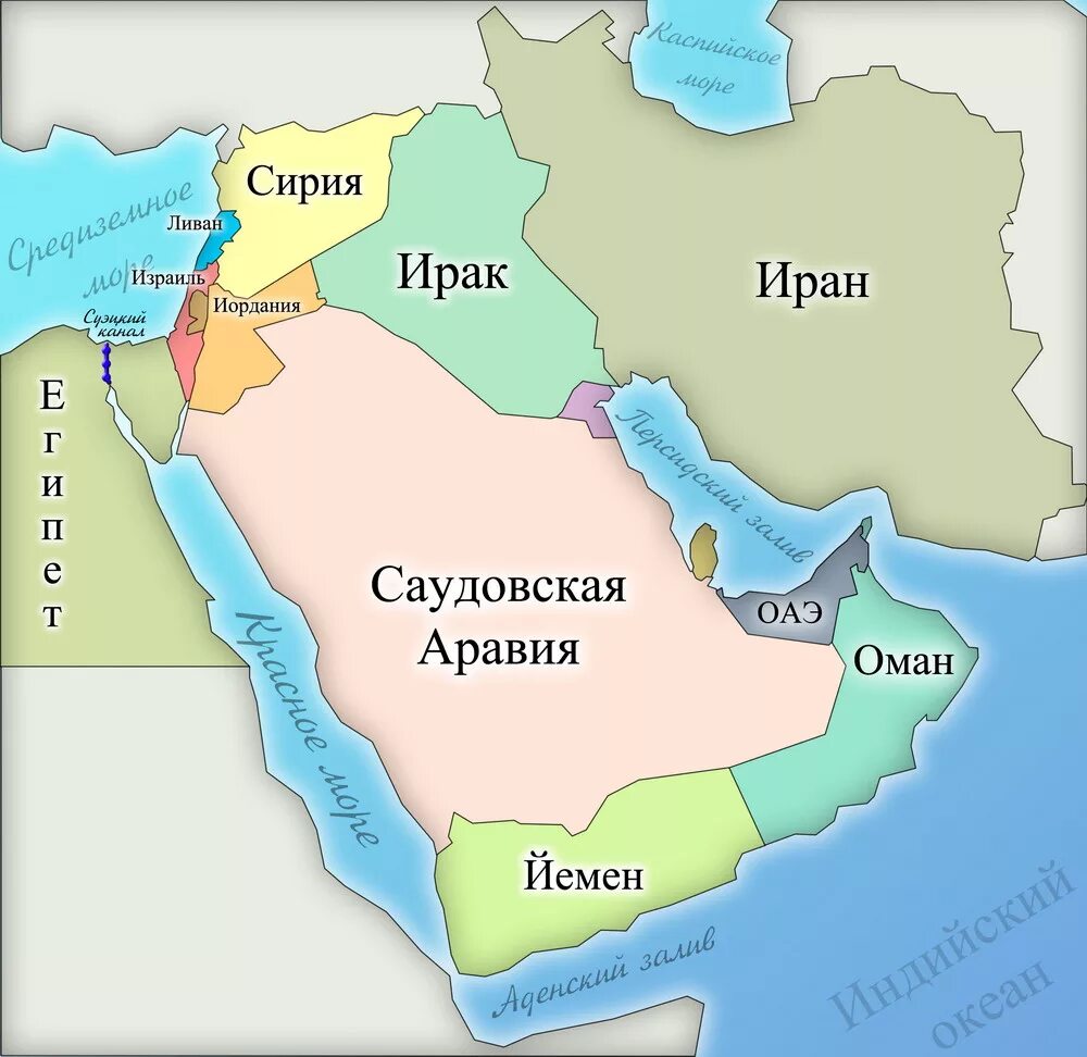 Политическая карта Аравийского полуострова. Политическая карта Аравийского полуострова Катар. Катар Саудовская Аравия ОАЭ на карте. Саудовская аравия расположена