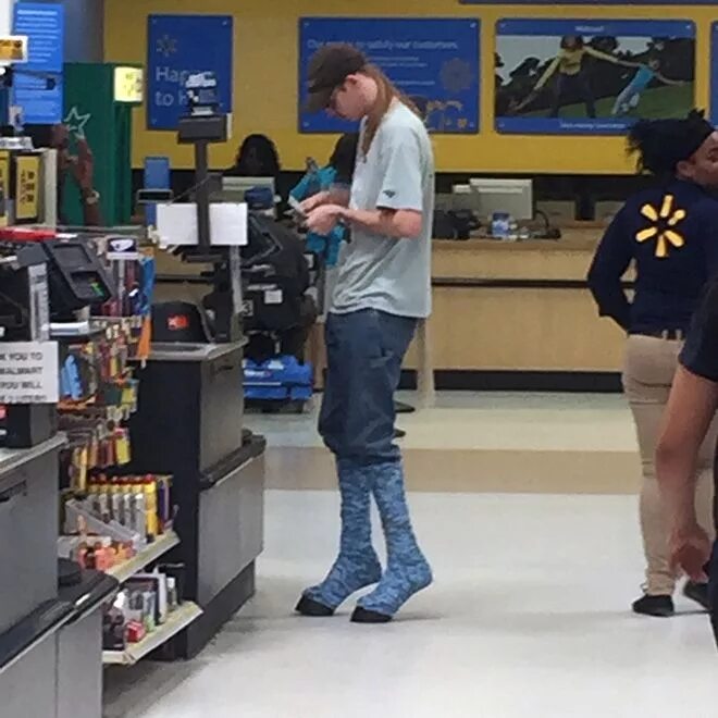 Americans Riding Around Walmart In Really Weird Ways