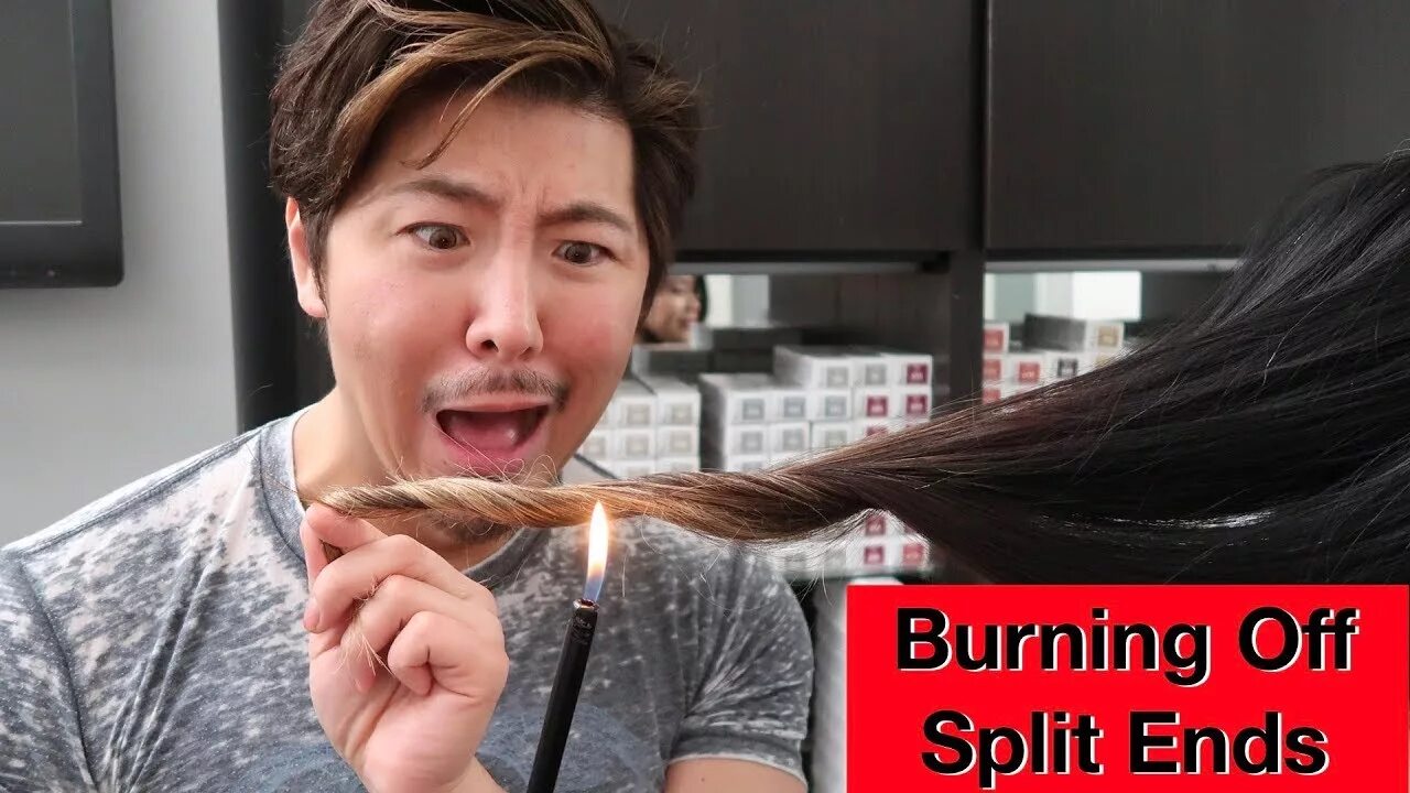 Burning ends. Split ends. split off.
