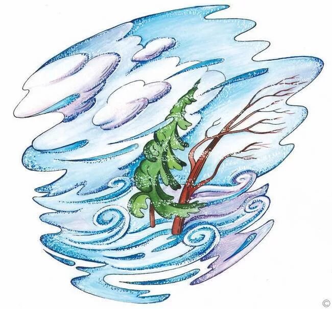 Зимний ветер для детей. Иллюстрация зимней вьюги. Изображение вьюги для детей. Рисование вьюги. Ветер ветер воет буря