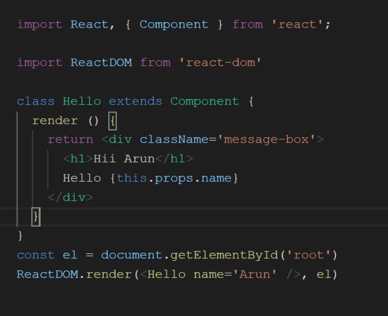 Reactdom render