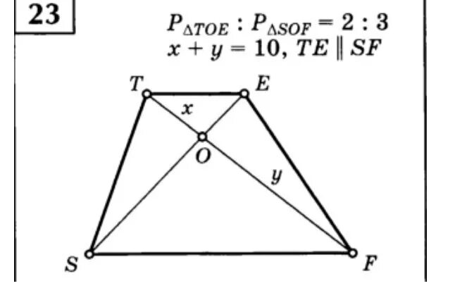 Дано p х. Треугольник р 10. Ptoe треугольника sof. Треугольник p2p. Дано трапеция тsfe p(Toe):p(sof)=2:3 TF =10 найти тo, of.