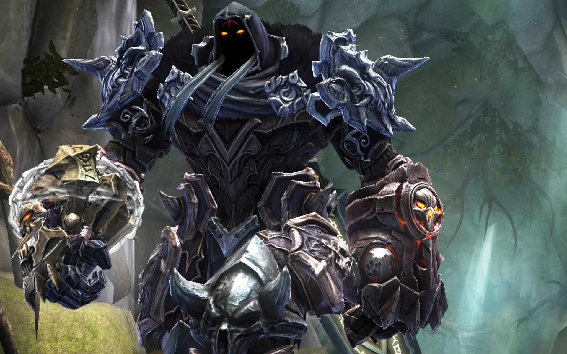 Darksiders бездна. Броня бездны darksiders 1. Дарксайдерс броня из бездны. Darksiders 2 warmastered edition. Darksiders 2 броня бездны.