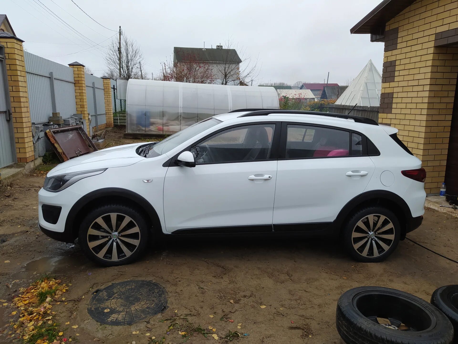 Киа х лайн резина. Kia Rio x line r16. Kia Rio x line 17 колеса. Kia Rio x line Скад. Kia Rio x-line r15.