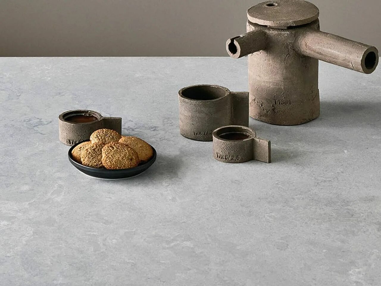 Concrete matt. 4044 Airy Concrete. Caesarstone 4044 airy Concrete. Caesarstone airy Concrete.